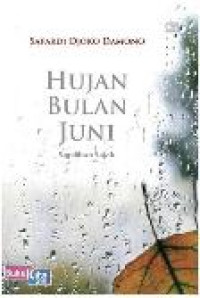 Image of Hujan bulan juni 1959 - 1994 : Sepilihan sajak