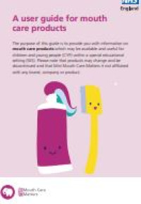 Image of E-book A User Guide for Mouth Care Products
