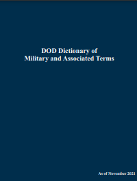 Image of E-book DOD Dictionary of Military and Associated Terms