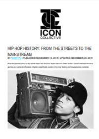 Image of E-book Hip-hop History : From the Streets to the Mainstream