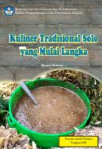 Image of E-book Kuliner Tradisional Solo yang Mulai Langka
