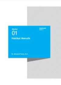 Image of E-book Modul 1 : Hakikat Menulis