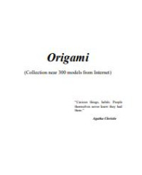 Image of E-book Origami : Collection Near 300 Models from Internet