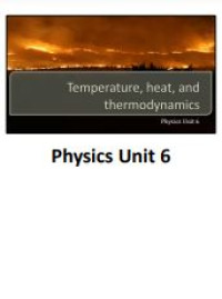 Image of E-book Physics Unit 6 : Temperature, Heat, and Thermodynamics
