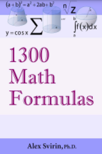 Image of E-book 1300 Math Formulas
