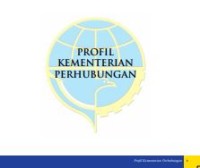 Image of E-book Profil Kementerian Perhubungan