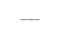 Image of E-book Temperature Measurements